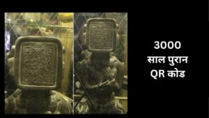 3000 साल पुरानी मूर्ति में दिखाई दिया QR कोड!